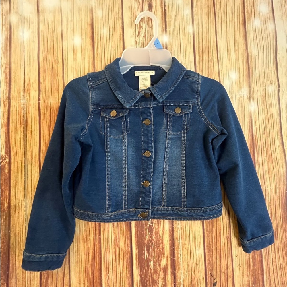 Cynthia Rowley Girl’s Blue Cropped Denim Jean Jacket Size M 7/8